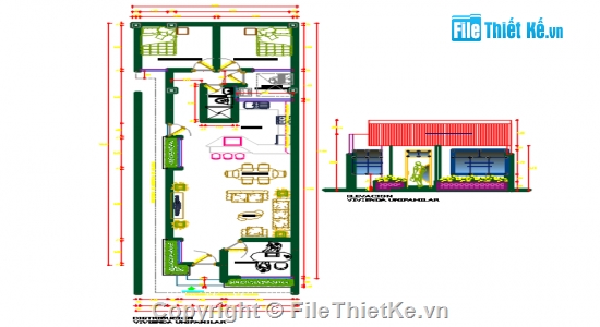 nhà cấp 4 đẹp,mẫu nhà cấp 4,cad mẫu nhà